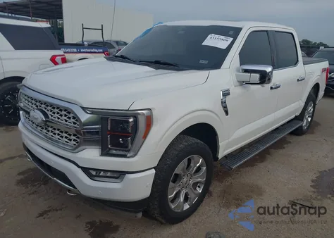 2021 Ford F-150 Platinum из США, поврежденный, VIN 1FTFW1E81MFC87350